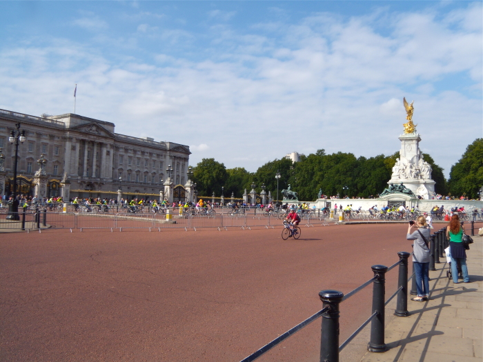 Der Buckingham Palace in London, England