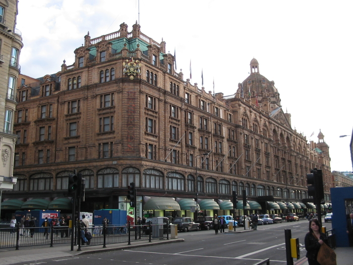Das berühmte Kaufhaus Harrods in London