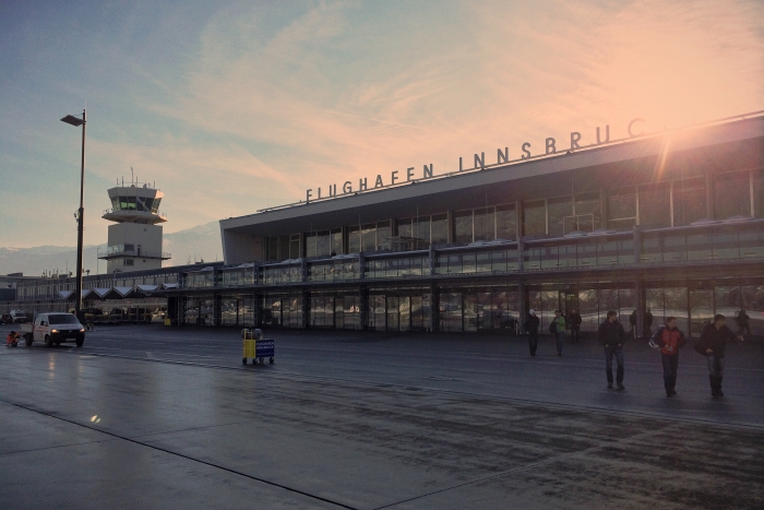 Das Terminal des Innsbruck Airport