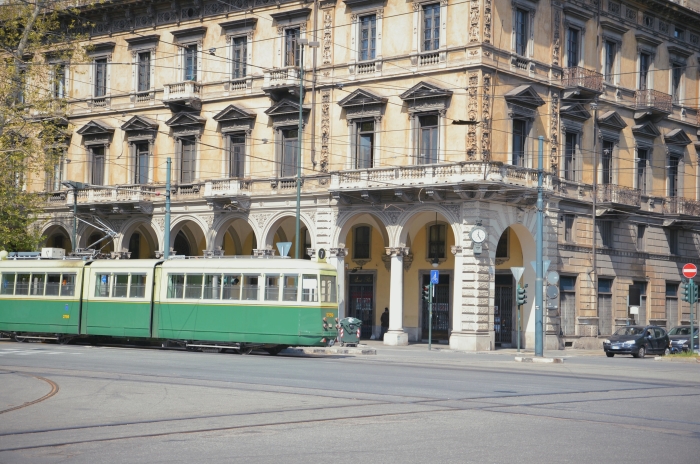 Die Straßenbahn in Turin