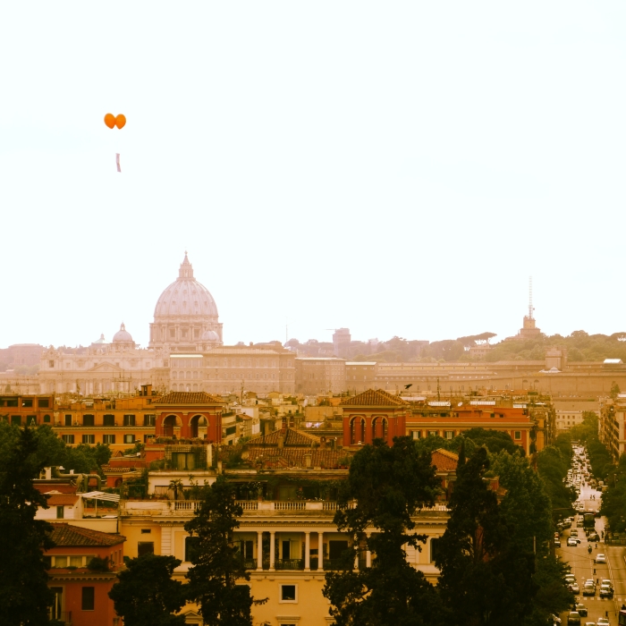From Rome with love: This Story Behind shows a panoramic view of Rome