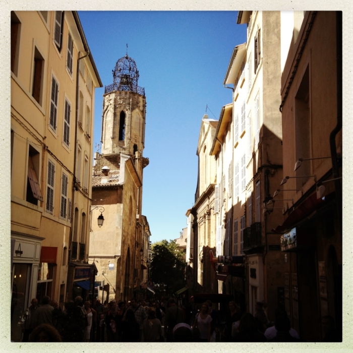 A small street in Aix-en-Provence