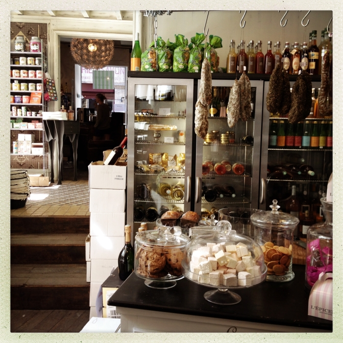 Inside a shop in Aix-en-Provence