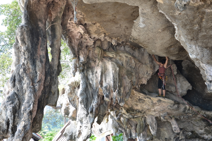 Climbing at Ton Sai Beach