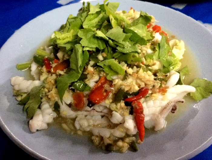 Foods in Thailand Squid