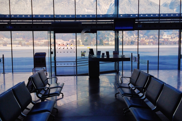 Gate 6 at Innsbruck Airport