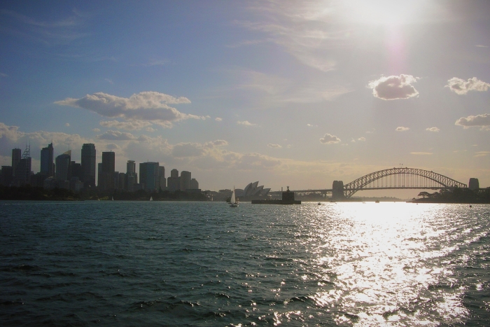 Backpacking Australien wie im Sydney Habour