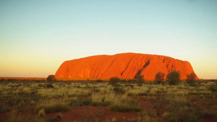 Backpacking Australien wie am Uluru 