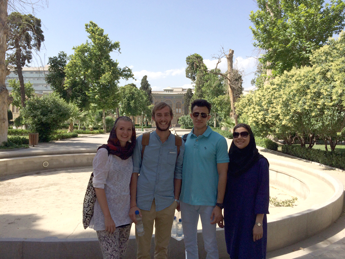 Woman in Iran: Me with Persian friends