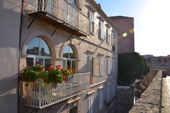 A house as seen from the Walls of Dubrovnik