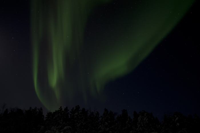 Another picture of Northern Lights at Kiruna in Sweden