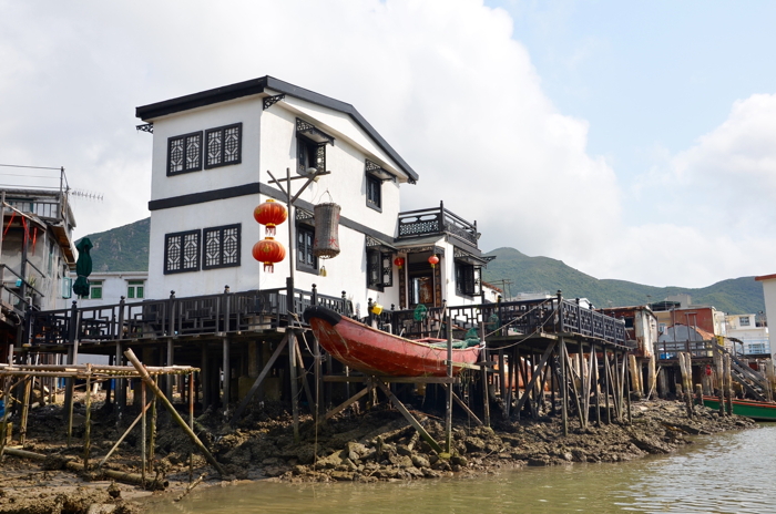 Stilt houses in Tai O fishing village in Lantau Island Hongkong
