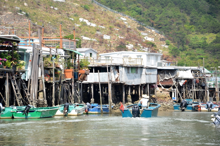 Tai O fishing village in Lantau Island Hongkong