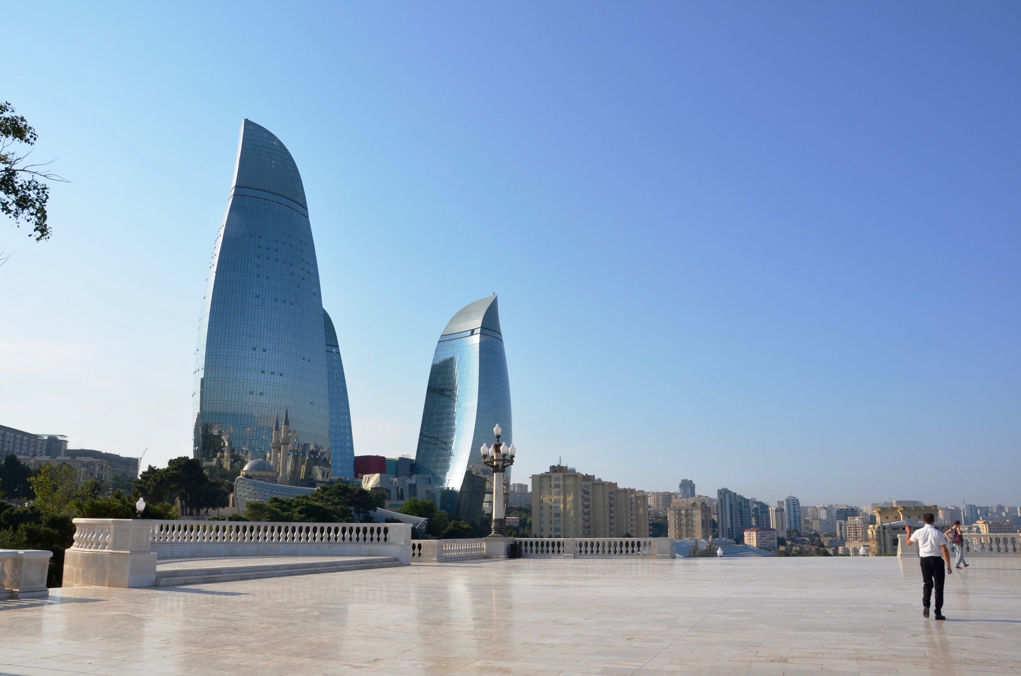 azerbaijan travel Baku Flame Towers