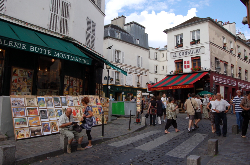 Ein Tag in Paris in Montmartre