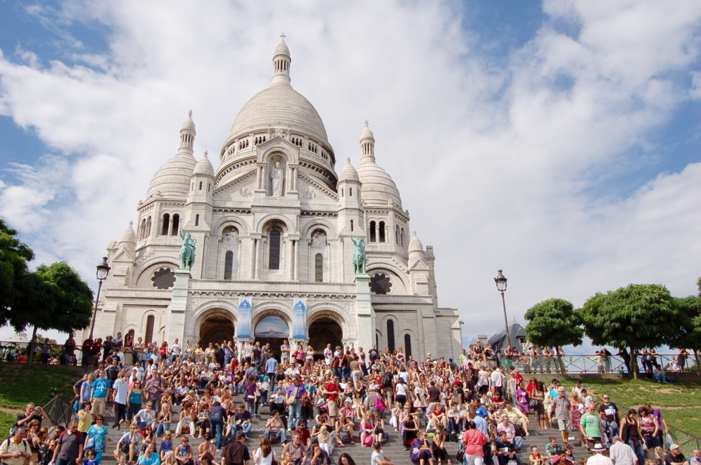 Ein Tag in Paris an der Sacre Coeur