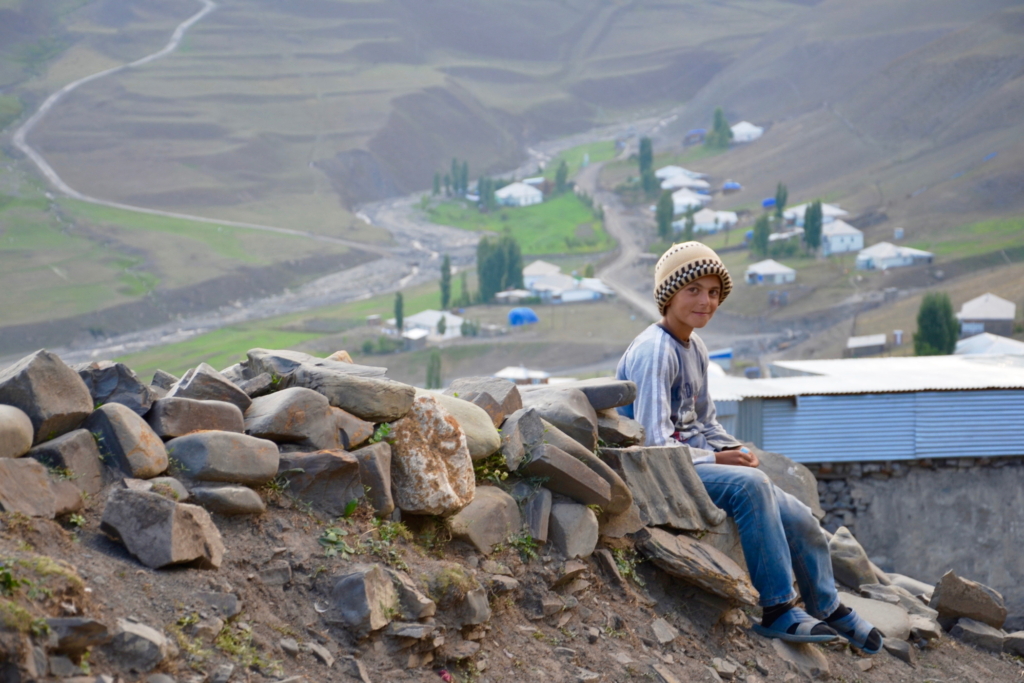 azerbaijan travel Xinaliq Kids